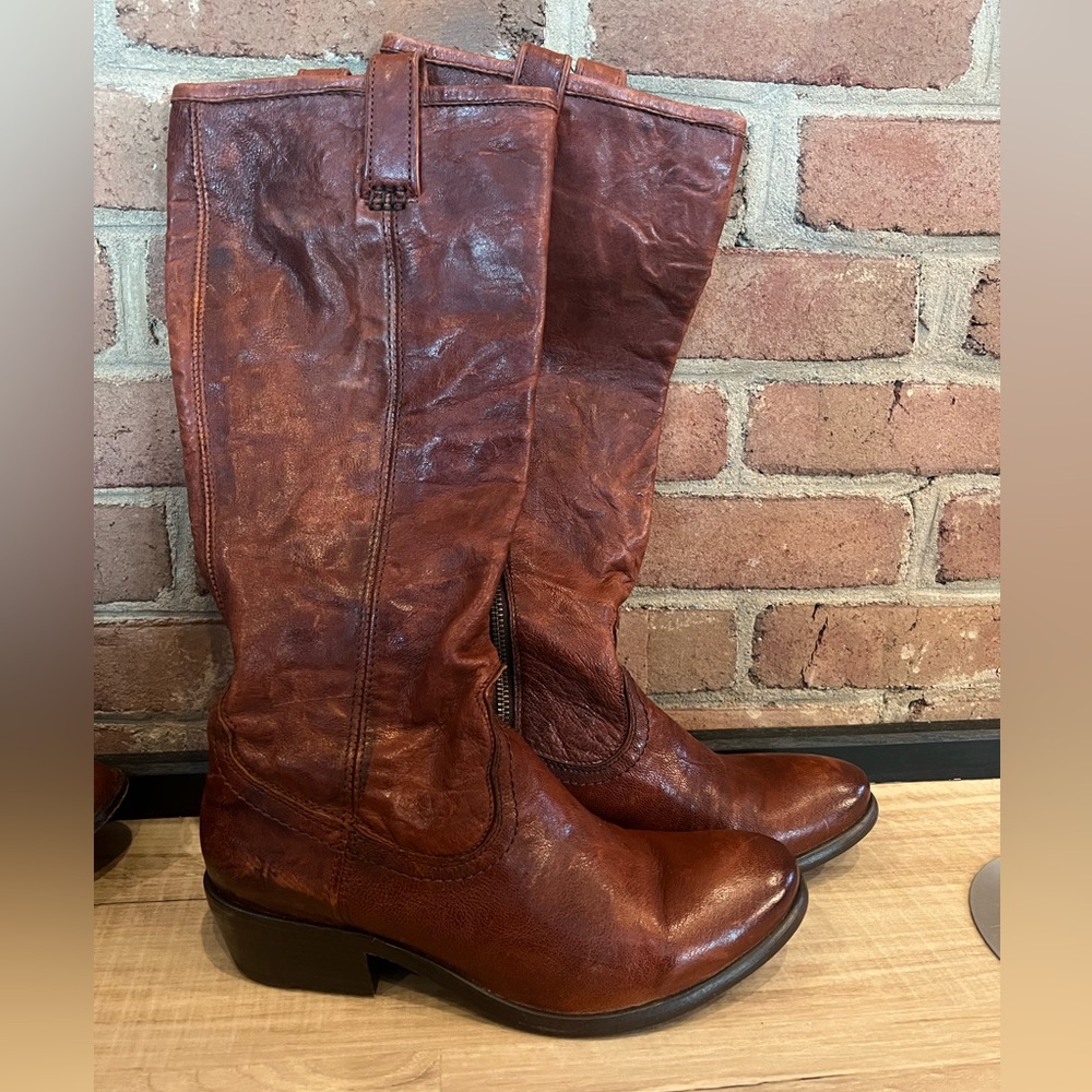 FRYE LEATHER BROWN BOOTS Women’s 7.5